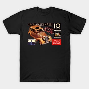 Classic Vintage Vauxhall 10 Four Motor Car Motormaniac T-Shirt